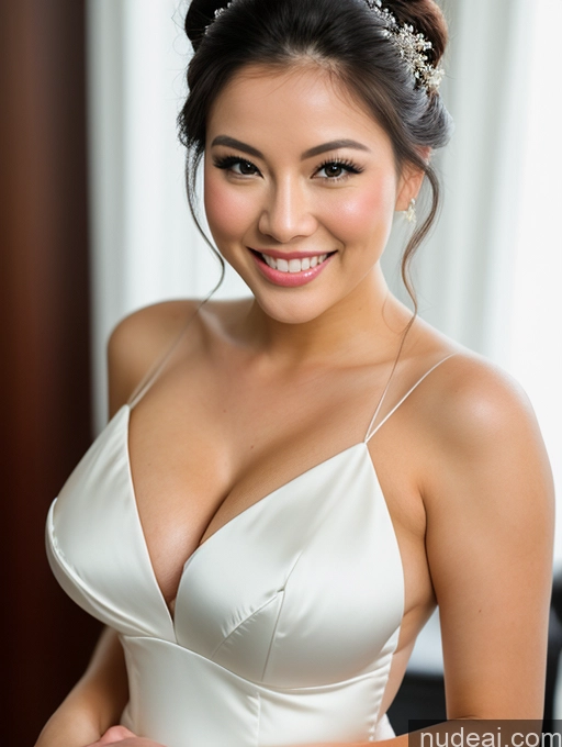 related ai porn images free for Woman Busty Perfect Boobs Big Ass Thick Perfect Body Fairer Skin Happy Black Hair Hair Bun Vietnamese Front View Nude Wedding