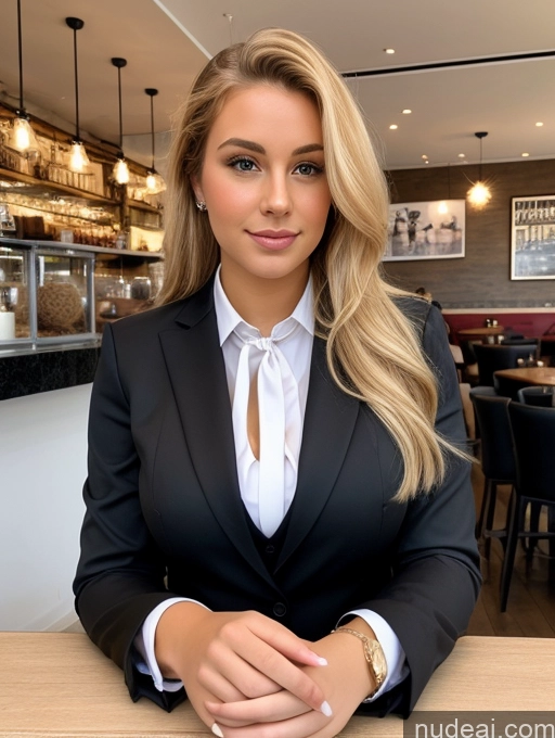 related ai porn images free for Busty Big Ass Thick Long Hair 18 Blonde White Cafe Stylish Suit Tie