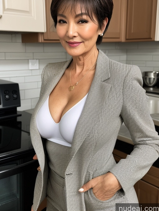 related ai porn images free for Milf Perfect Boobs Beautiful Perfect Body 70s Pixie Chinese Kitchen Bra Casual Jacket Professor Stylish Suit Cleavage Detailed Sexy Face Secretary