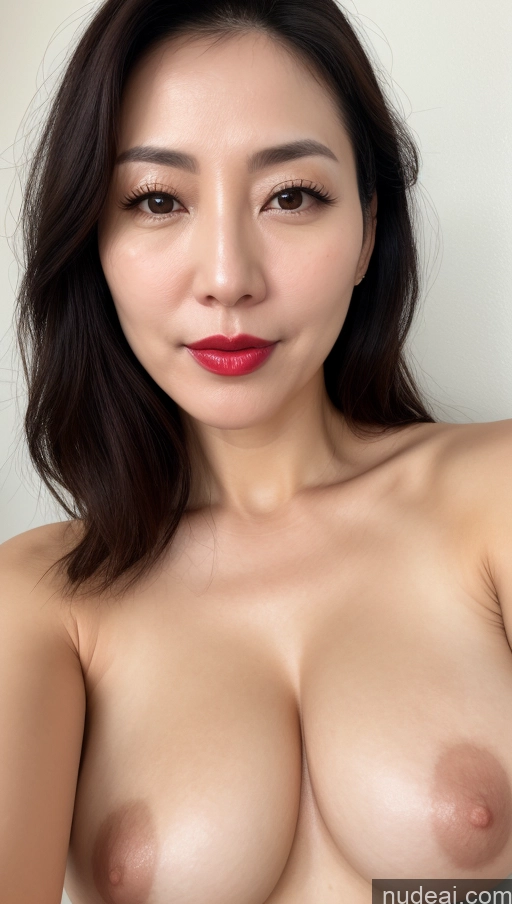 related ai porn images free for Woman One Perfect Boobs Beautiful Lipstick Fairer Skin 40s Black Hair Korean Close-up View