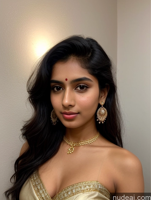 related ai porn images free for Miss Universe Model One Beautiful Busty Short Abs 18 Pouting Lips Black Hair Messy Indian Front View Blouse Sari Jewelry Gold Jewelry Soft Anime