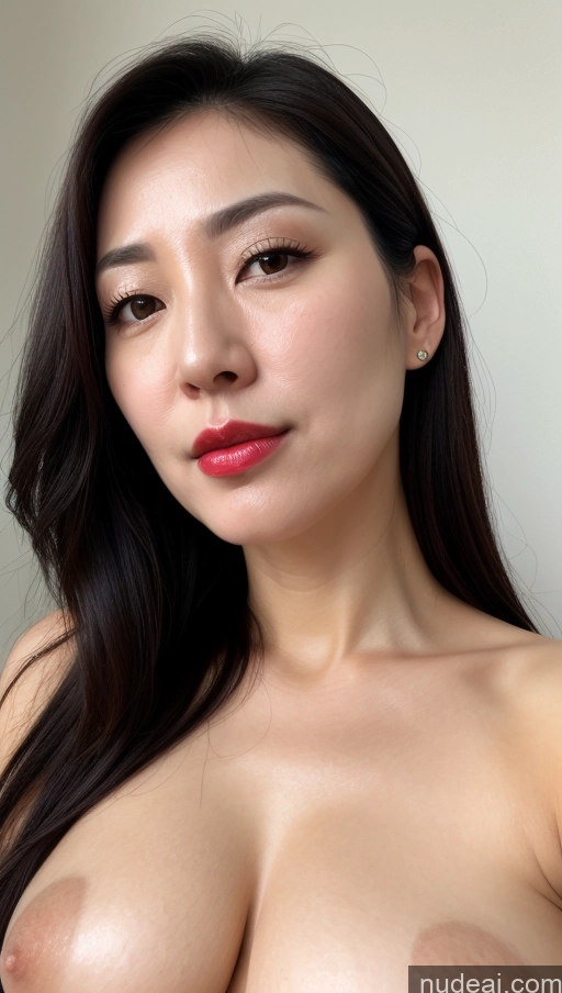 related ai porn images free for Woman One Perfect Boobs Beautiful Lipstick Fairer Skin 40s Black Hair Korean Close-up View