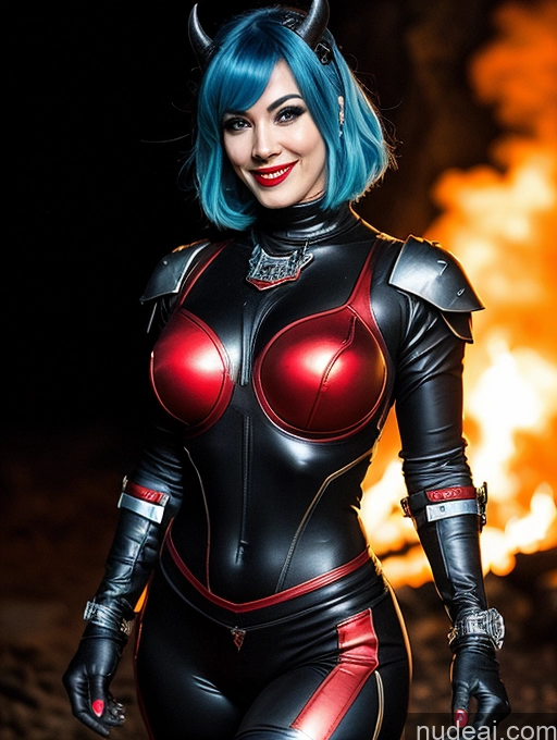 related ai porn images free for Devil Cyborg Perfect Boobs Perfect Body Small Tits 30s Happy Blue Hair Portuguese Hell