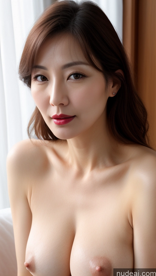 related ai porn images free for Woman One Perfect Boobs Beautiful Lipstick Fairer Skin 40s Korean Close-up View Brunette