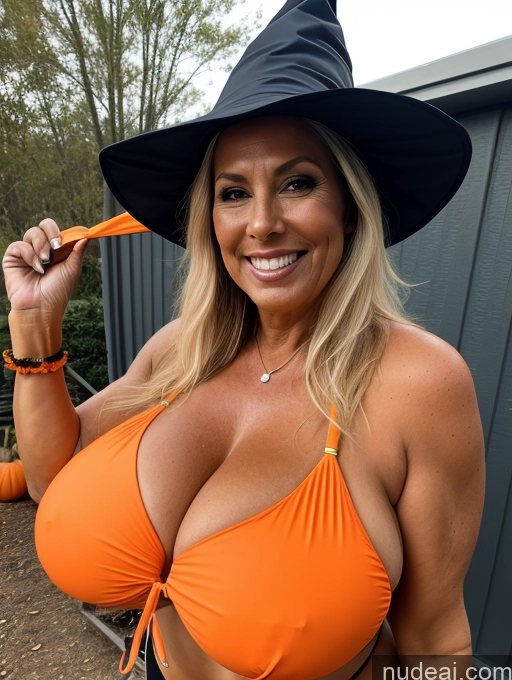 related ai porn images free for Milf One Busty Huge Boobs Thick Tanned Skin Front View Microkini Thong 60s Native American Laughing Witch Halloween Construction Worker