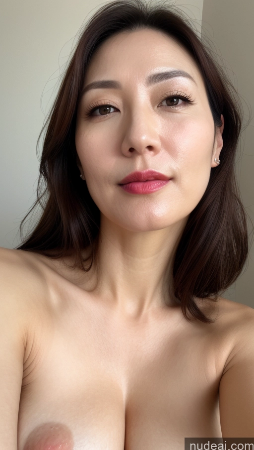 related ai porn images free for Woman One Perfect Boobs Beautiful Lipstick Fairer Skin Korean Close-up View Brunette 40s