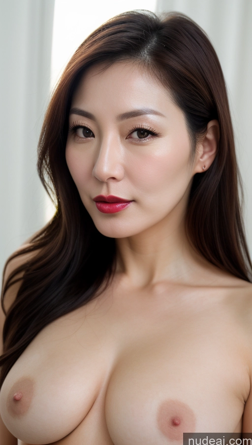 related ai porn images free for Woman One Perfect Boobs Beautiful Lipstick Fairer Skin Korean Close-up View Brunette 40s