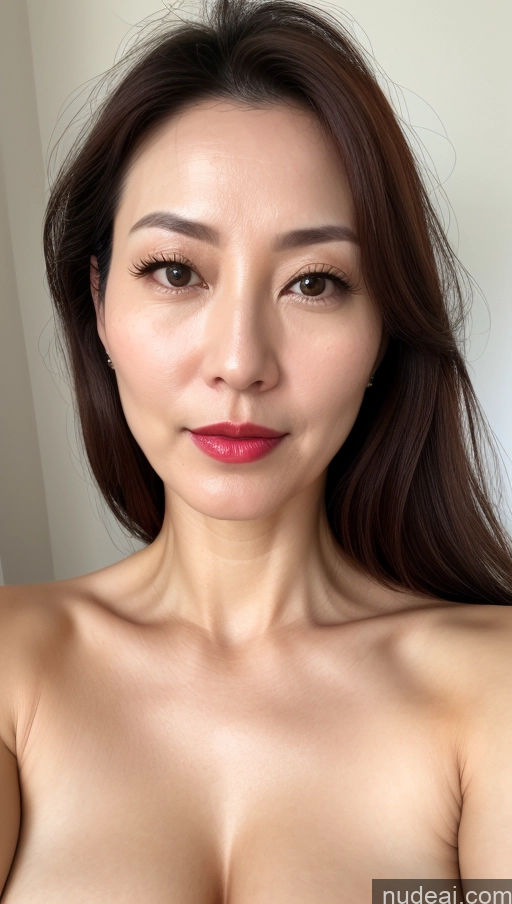 related ai porn images free for One Woman Perfect Boobs Beautiful Lipstick Fairer Skin 40s Brunette Korean Close-up View