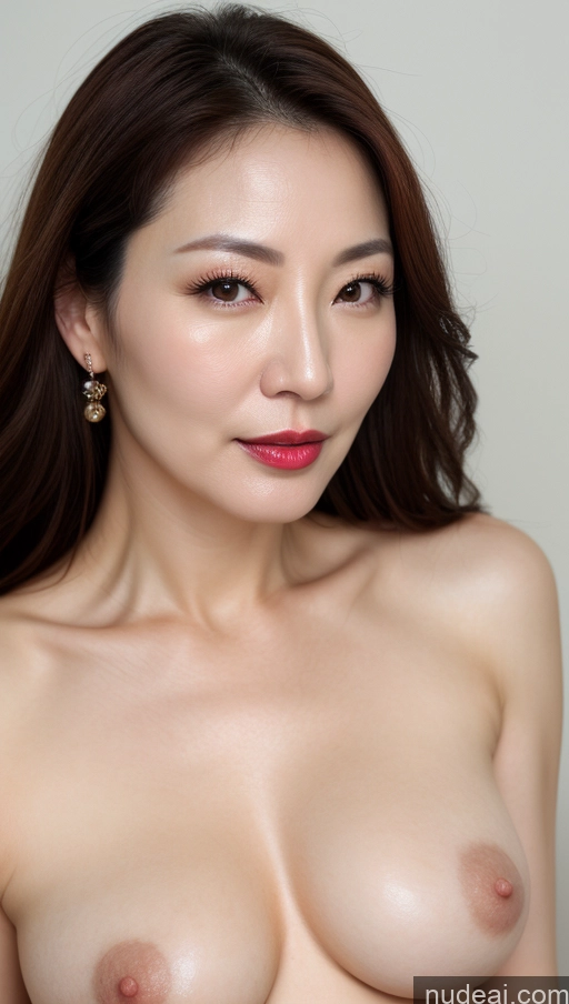 related ai porn images free for One Woman Perfect Boobs Beautiful Lipstick Fairer Skin 40s Brunette Korean Close-up View