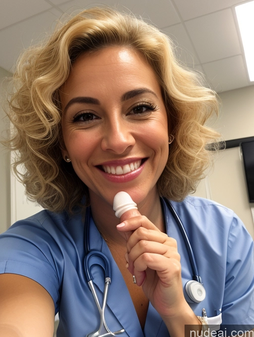 related ai porn images free for Woman One Small Tits Beautiful Tanned Skin Pubic Hair Short 60s Happy Blonde Curly Hair Blowjob Lab Coat Doctor Hospital Front View Latina Jewelry