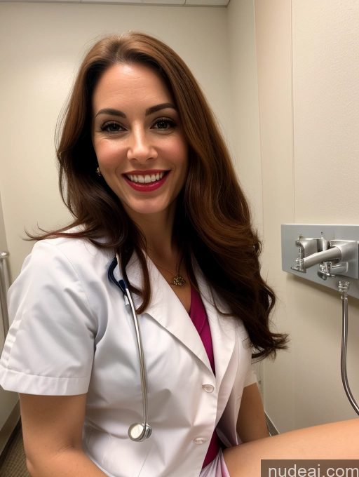 related ai porn images free for Woman One Perfect Boobs Beautiful Lipstick Fairer Skin Short Perfect Body 40s Happy Ginger Long Hair Latina Hospital Front View Blowjob Doctor Lab Coat Gold Jewelry