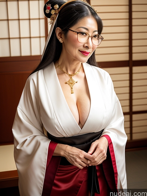 related ai porn images free for Woman Busty Small Tits Glasses Pubic Hair Fairer Skin 70s Japanese Nun Tie Cleavage Gold Jewelry Stylish Geisha