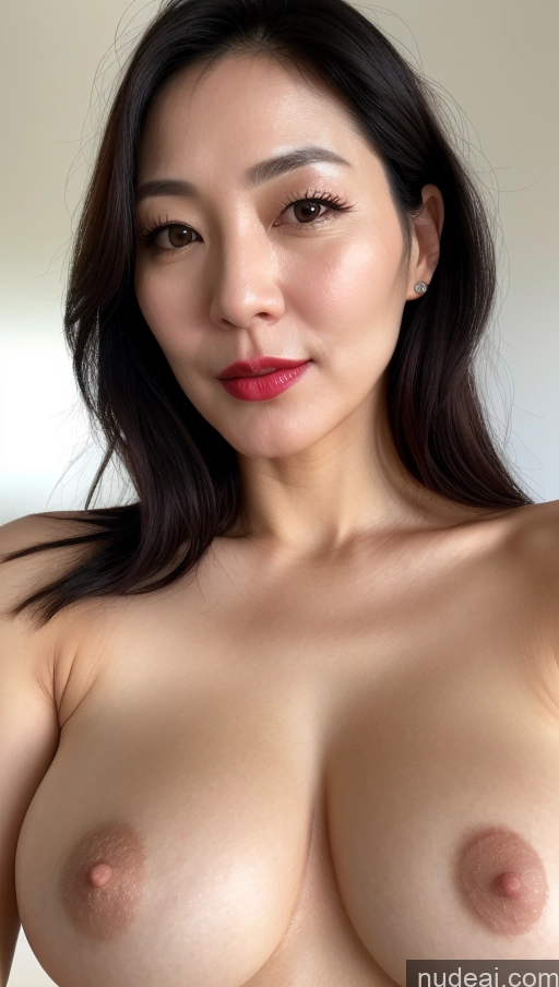related ai porn images free for Woman One Perfect Boobs Beautiful Lipstick Fairer Skin 40s Black Hair Korean Close-up View
