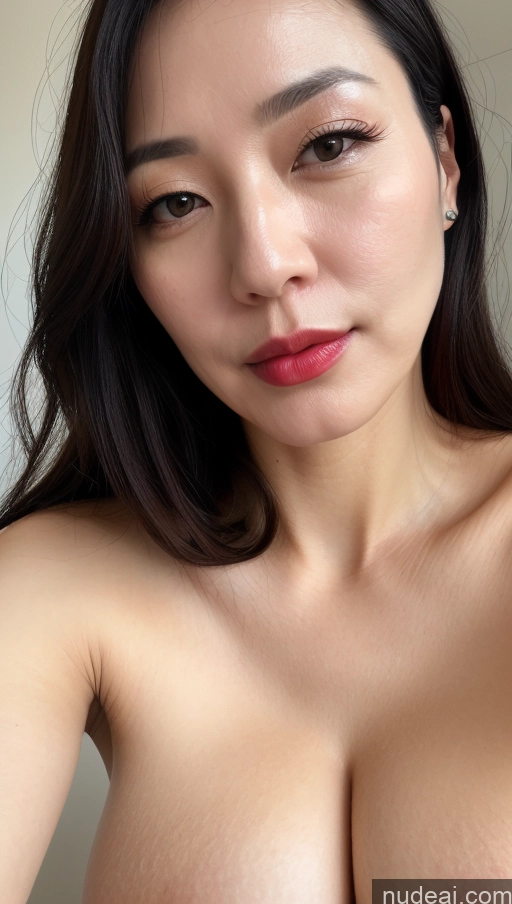 related ai porn images free for Woman One Perfect Boobs Beautiful Lipstick Fairer Skin 40s Black Hair Korean Close-up View
