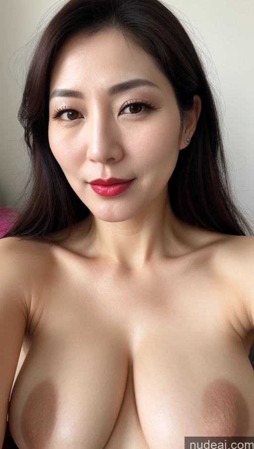 related ai porn images free for Woman One Perfect Boobs Beautiful Lipstick Fairer Skin 40s Black Hair Korean Close-up View