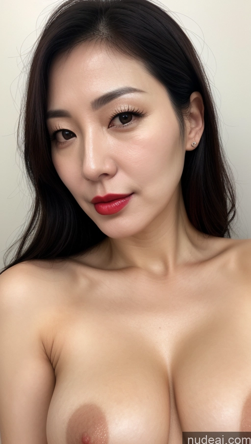 related ai porn images free for Woman One Perfect Boobs Beautiful Lipstick Fairer Skin 40s Black Hair Korean Close-up View