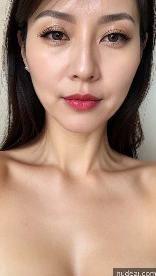 related ai porn images free for Woman One Perfect Boobs Beautiful Lipstick Fairer Skin 40s Black Hair Korean Close-up View