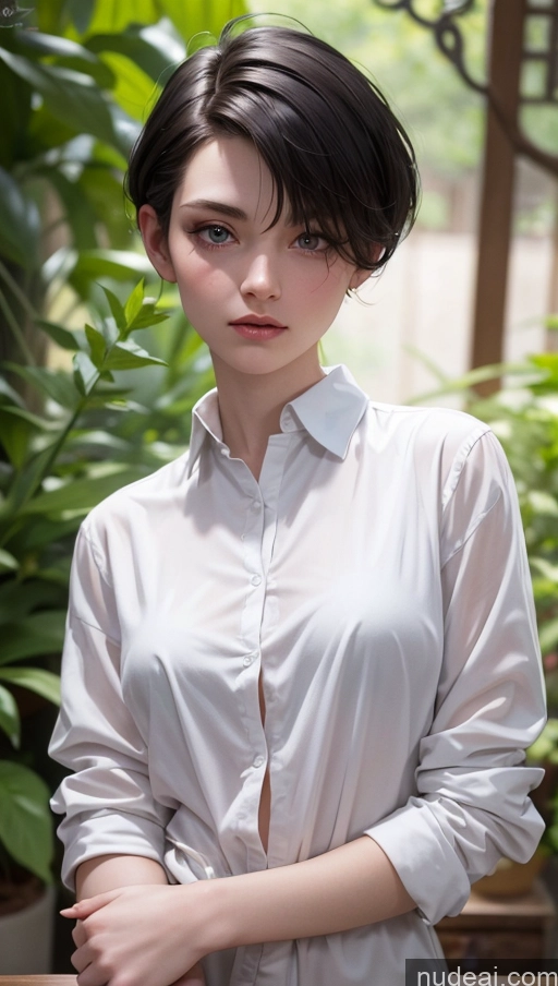 related ai porn images free for Black Hair Pixie Shirt Close-up View Small Tits 18 Skinny Fairer Skin White