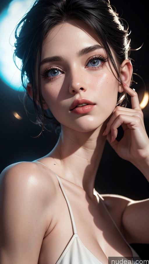 related ai porn images free for Black Hair Pixie Shirt Close-up View Small Tits 18 Skinny Fairer Skin White Dark Lighting Bright Lighting Detailed 3d