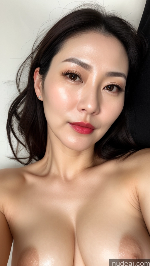 related ai porn images free for Woman One Perfect Boobs Beautiful Lipstick Fairer Skin 40s Black Hair Korean Close-up View