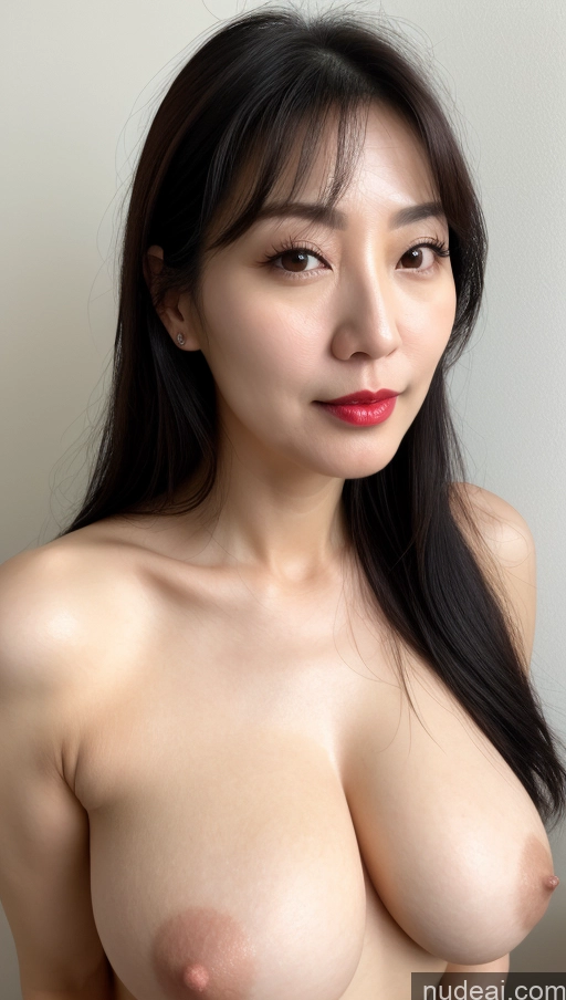 related ai porn images free for Woman One Perfect Boobs Beautiful Lipstick Fairer Skin 40s Black Hair Korean Close-up View