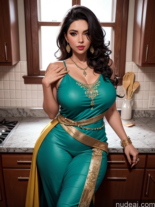 related ai porn images free for Milf One Chubby Big Ass Tanned Skin 40s Seductive Black Hair Curly Hair Indian Jewelry Kitchen Salwar