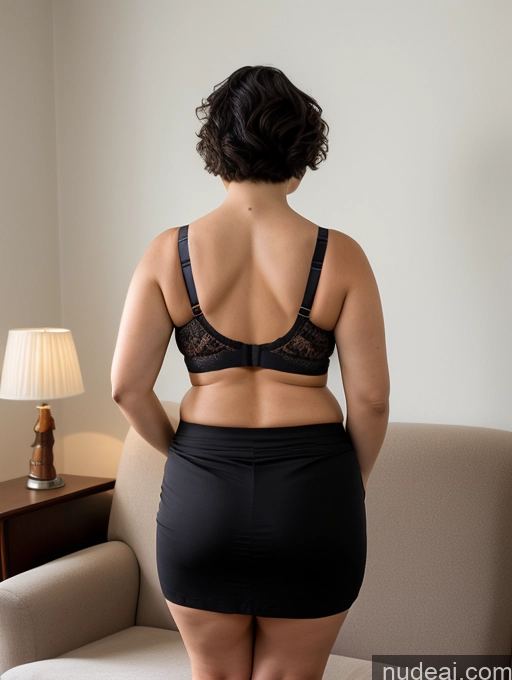 related ai porn images free for Czech Short Busty Big Hips Chubby Black Hair Pixie Couch Bra Long Skirt Detailed 70s Back View Bending Over