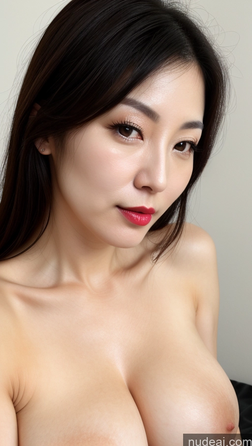 related ai porn images free for Woman One Perfect Boobs Beautiful Lipstick Fairer Skin Black Hair Close-up View 40s Korean