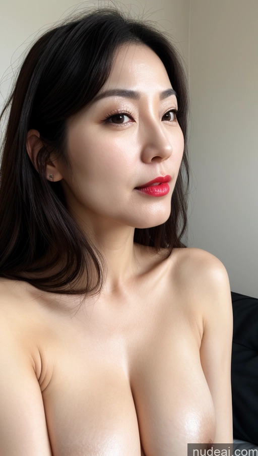 related ai porn images free for Woman One Perfect Boobs Beautiful Lipstick Fairer Skin Black Hair Close-up View 40s Korean