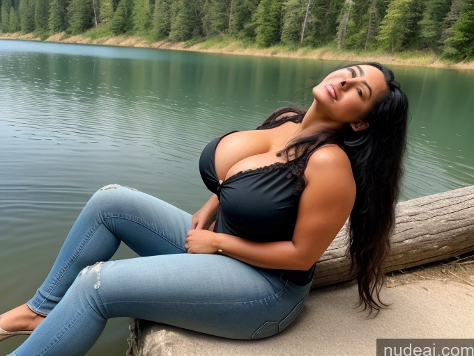 related ai porn images free for Woman One Huge Boobs Big Ass Thick Big Hips Long Hair 20s Black Hair Native American Lake Blouse Jeans Cleavage Dynamic View