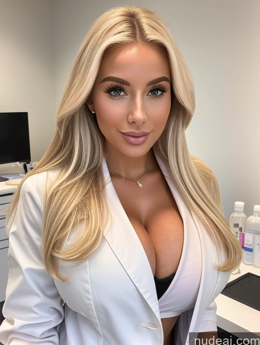 related ai porn images free for Huge Boobs Two Straight Blonde Bimbo Lab Coat