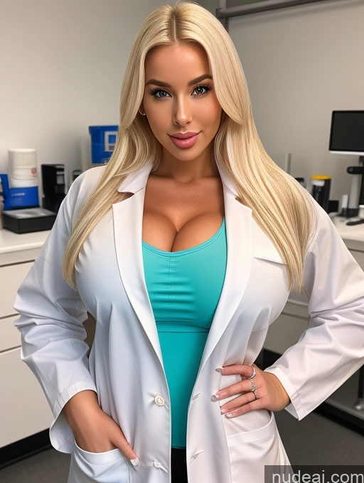 related ai porn images free for Huge Boobs Two Straight Blonde Bimbo Lab Coat