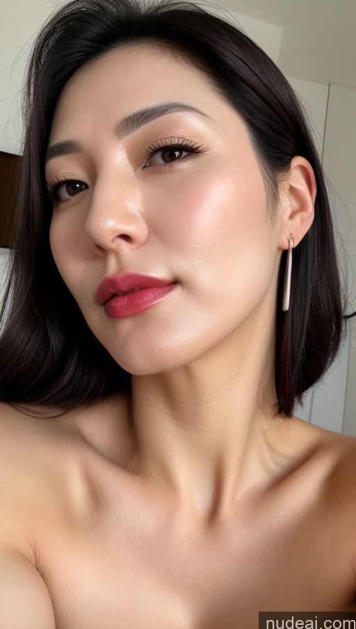 related ai porn images free for Woman One Perfect Boobs Beautiful Lipstick Fairer Skin Black Hair Close-up View 40s Korean