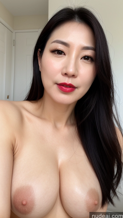 related ai porn images free for Woman One Perfect Boobs Beautiful Lipstick Fairer Skin Black Hair Close-up View 40s Korean