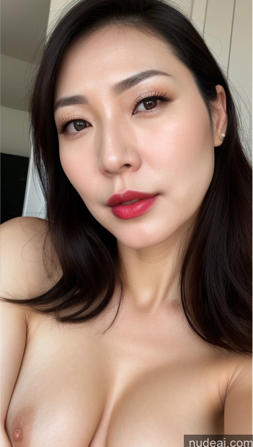 related ai porn images free for Woman One Perfect Boobs Beautiful Lipstick Fairer Skin Black Hair Close-up View 40s Korean