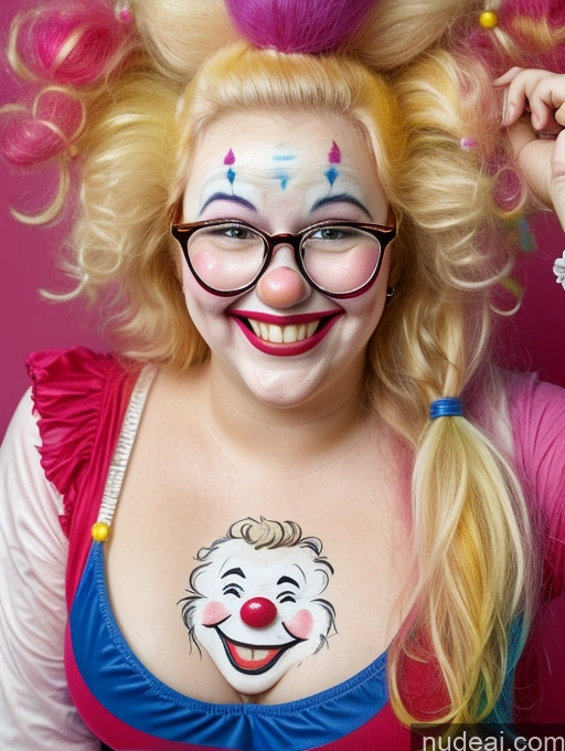 related ai porn images free for Glasses Chubby Pubic Hair 18 Happy Blonde Messy Clown