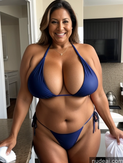 related ai porn images free for Milf One Busty Huge Boobs Thick Tanned Skin Laughing Front View Microkini Thong 60s Native American Maid Lumberjack