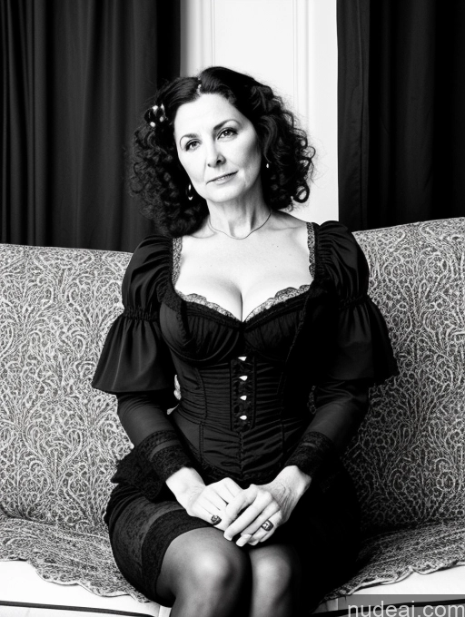related ai porn images free for Milf Pubic Hair 50s Sexy Face Black Hair Couch Front View Spreading Legs Detailed Black And White Curly Hair Victorian