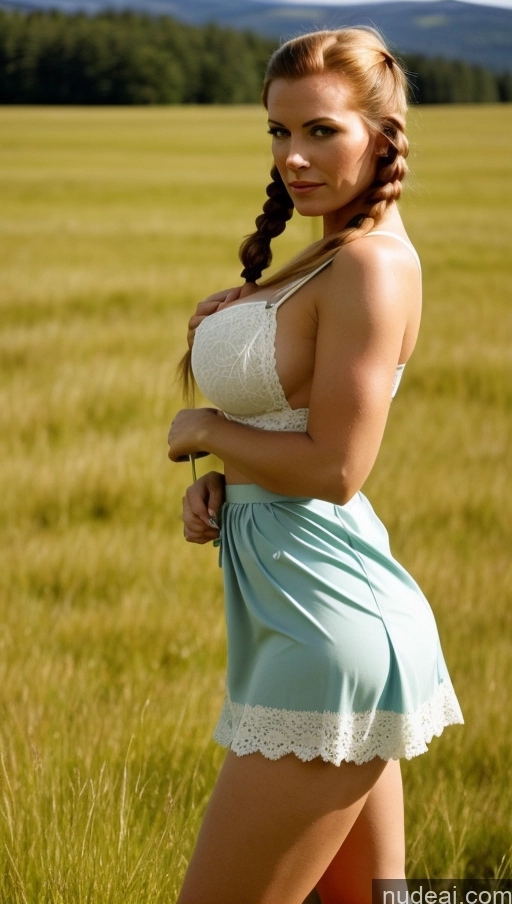 related ai porn images free for Woman One Busty Pubic Hair 40s Serious British Front View Nude Dark Lighting 60s Ginger Pigtails Meadow