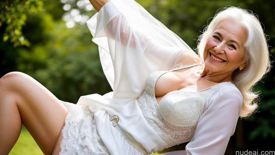 related ai porn images free for Woman Small Tits Small Ass Happy Long Hair Film Photo Front View Wedding Bright Lighting White Hair White 80s