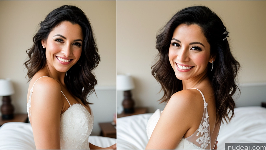 related ai porn images free for Small Tits Small Ass Happy Film Photo Front View Wedding Bright Lighting White Woman Messy 30s Black Hair