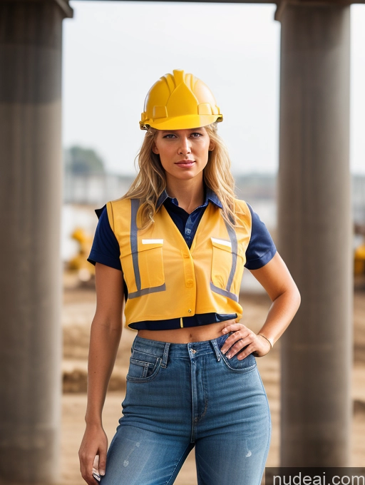 related ai porn images free for Woman Perfect Body Perfect Boobs 30s Serious Blonde British Skin Detail (beta) Front View Stylish Construction Worker Shirt