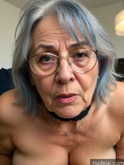 related ai porn images free for Busty Milf Glasses Pubic Hair 80s Blue Hair Messy Choker Nude Bright Lighting Simple Shocked Angry Blowjob