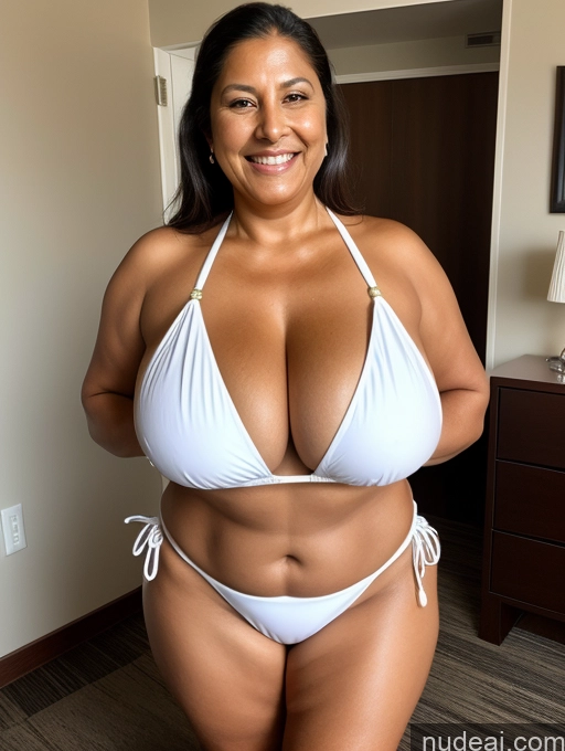 related ai porn images free for One Busty Huge Boobs Thick Tanned Skin Front View Microkini Thong Laughing 70s Native American Maid