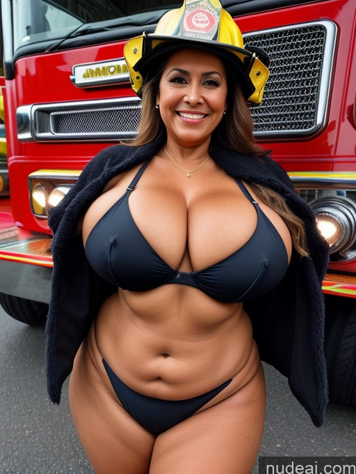 related ai porn images free for One Busty Huge Boobs Thick Tanned Skin Front View Microkini Thong Laughing 80s Brazilian Firefighter Witch Lumberjack