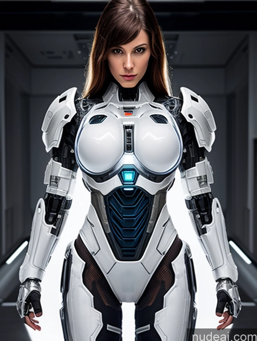 related ai porn images free for Cyborg Pubic Hair Fairer Skin Nude Partially Nude Topless Sci-fi Armor Mech Suit Transparent