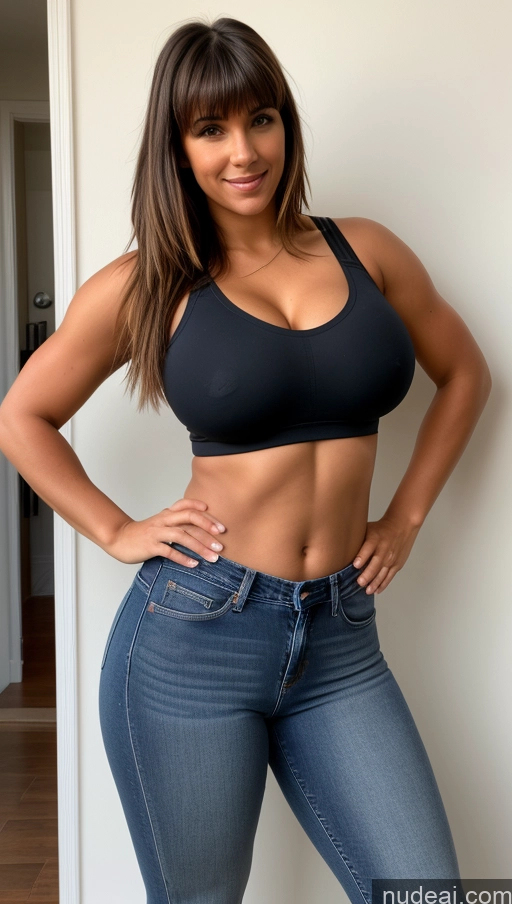 related ai porn images free for Athlete Perfect Boobs Big Hips Big Ass Jeans Front View Bangs