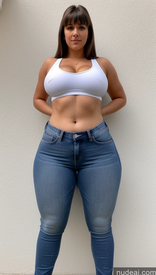 related ai porn images free for Athlete Perfect Boobs Big Hips Big Ass Jeans Front View Bangs