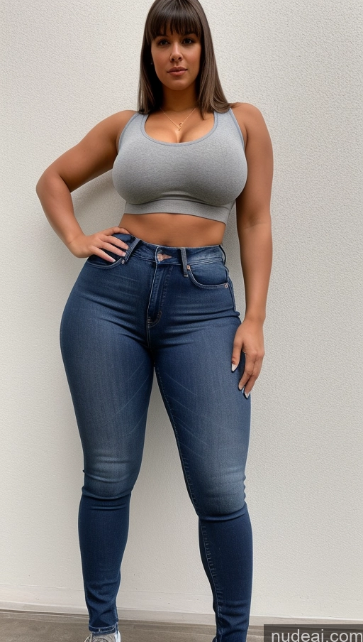 related ai porn images free for Athlete Perfect Boobs Big Hips Big Ass Jeans Front View Bangs