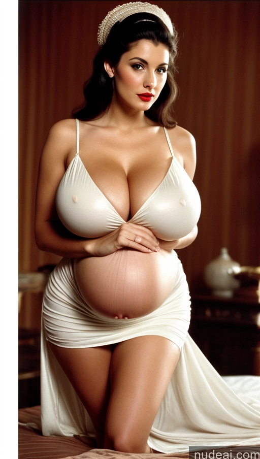 related ai porn images free for Huge Boobs Perfect Boobs Big Ass Thick Perfect Body Fairer Skin Busty Cleavage Vintage Traditional Black Hair Big Hips Lipstick Seductive Italian 60s Nightgown Roman Pregnant